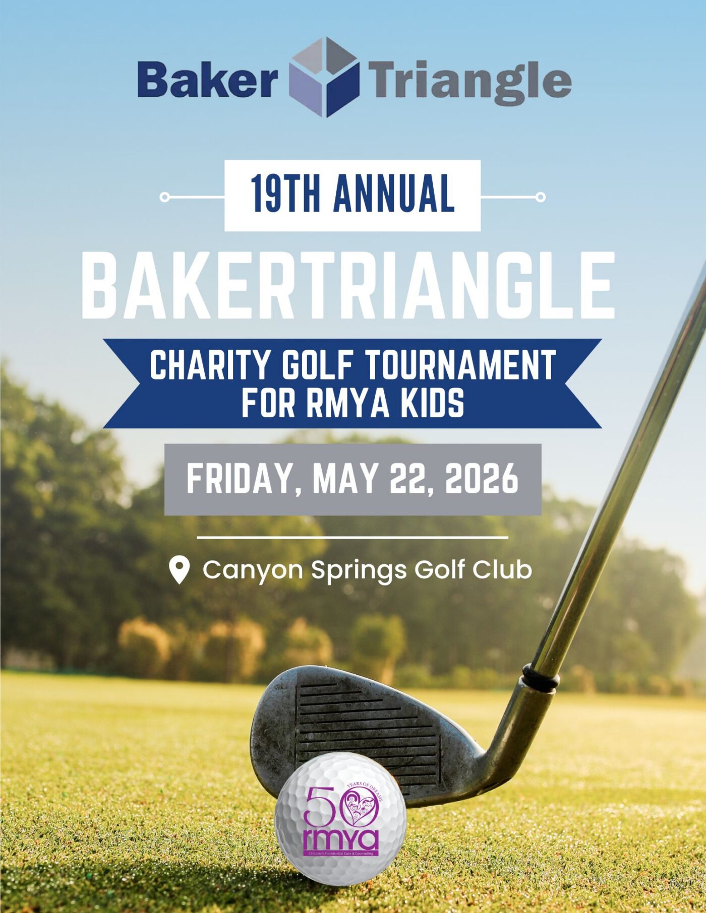 Rmya BakerTriangle Charity Golf Tournament for RMYA Kids - RMYA - Roy Maas ...